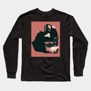 Death and its 3 cats ll Long Sleeve T-Shirt